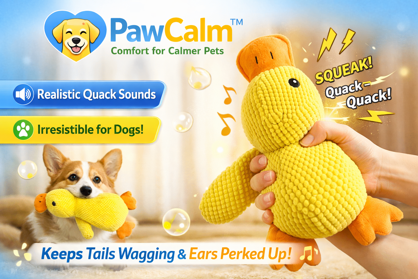 PawCalm Comfort Duck