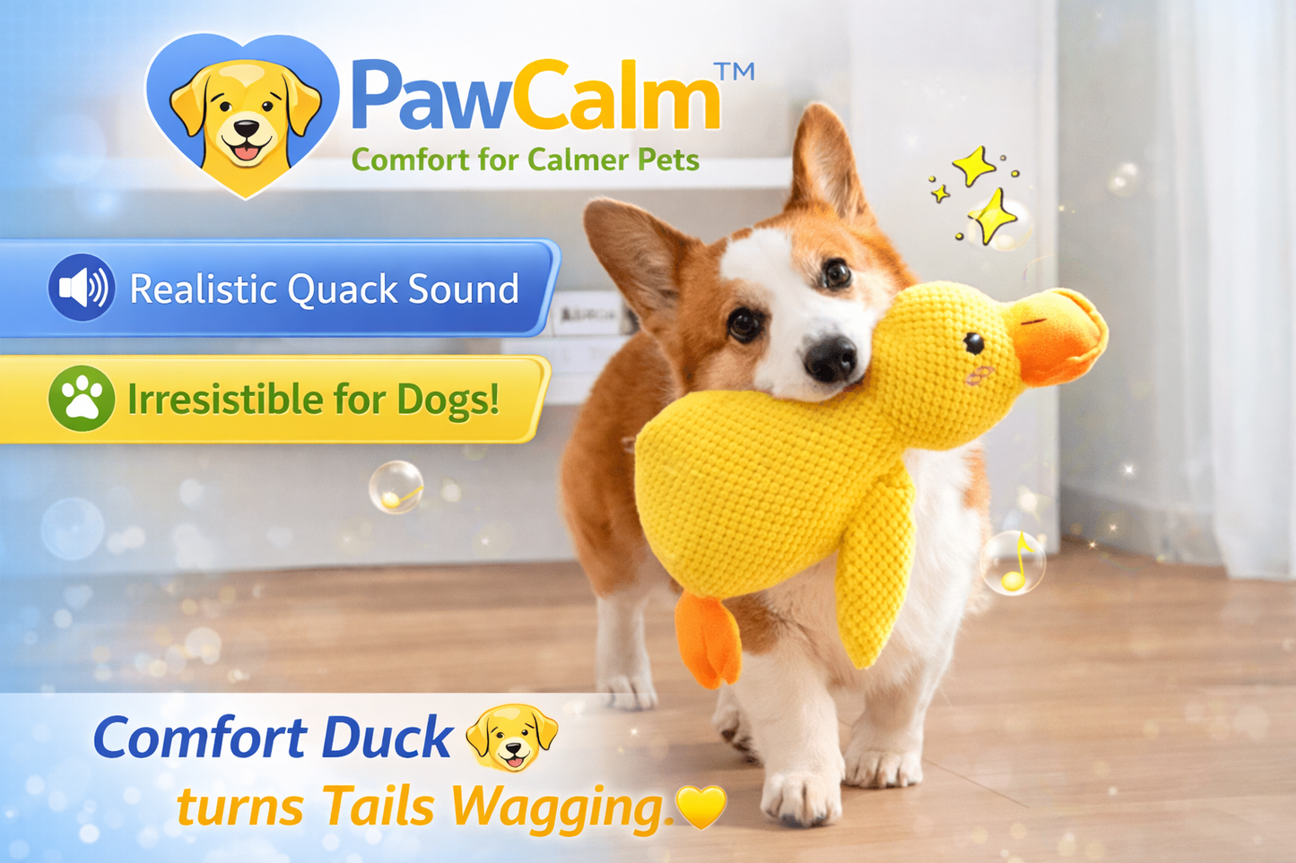 PawCalm Comfort Duck